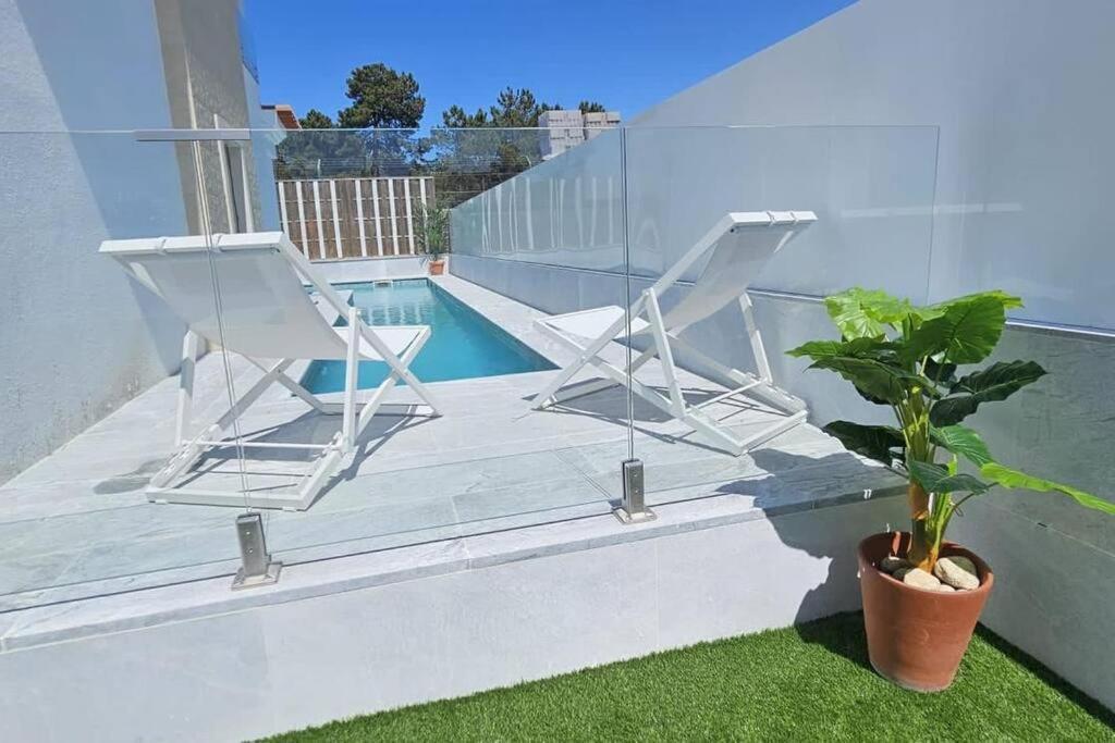 Aroeira Villa With Heated Pool By Golf Course, Beach And Lisbon מראה חיצוני תמונה